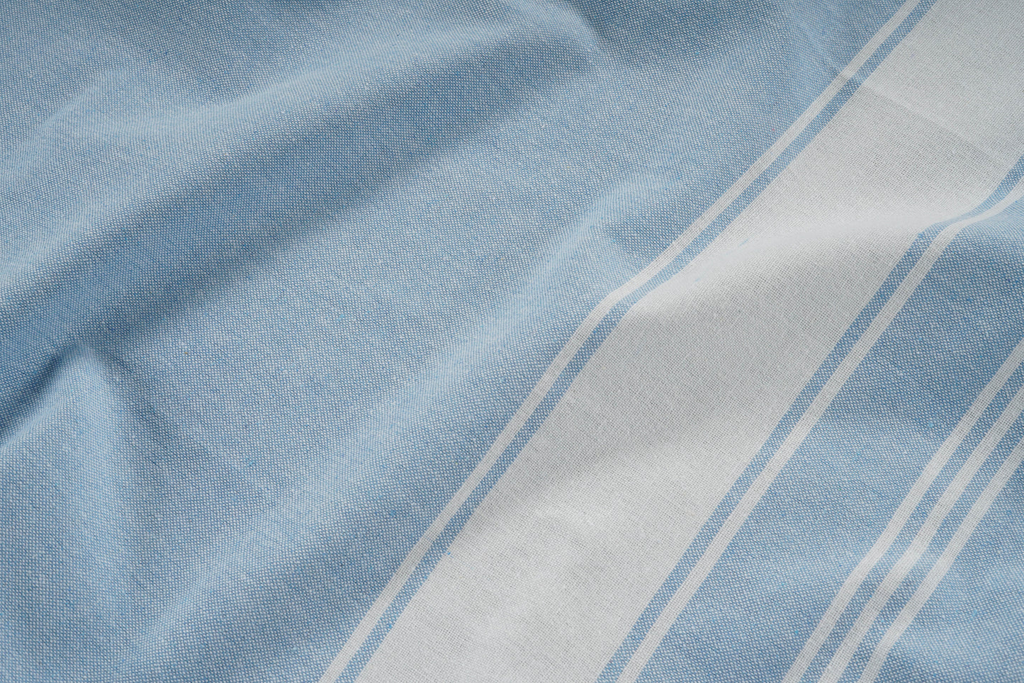Set of 6 Chambray Turkish Beach Towels - Beach Club