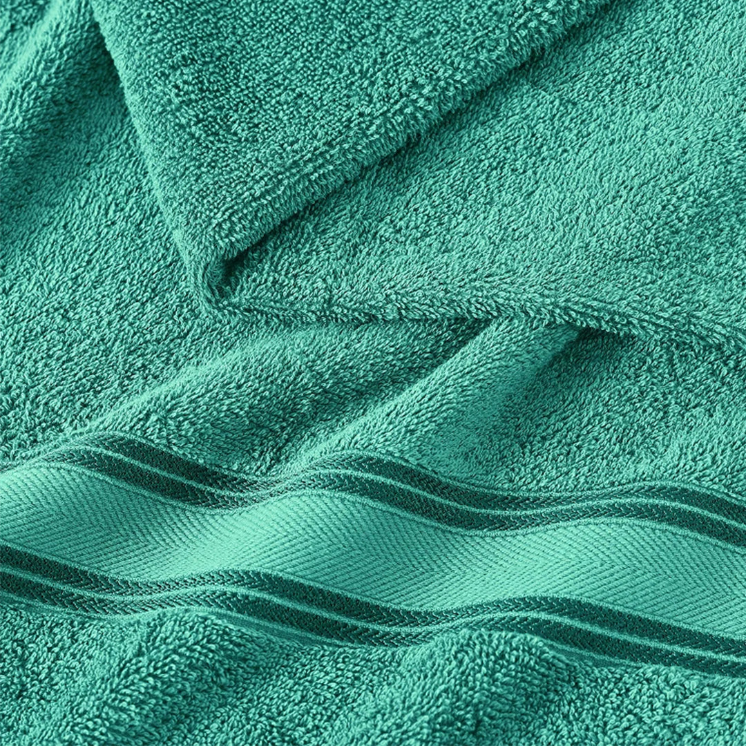 6 Piece Cotton Towel Set 550GSM - Teal