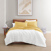 100% Organic Washed Cotton Sheet Set - Cocoon