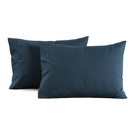 100% Cotton Percale Sheet Set - Estate Blue