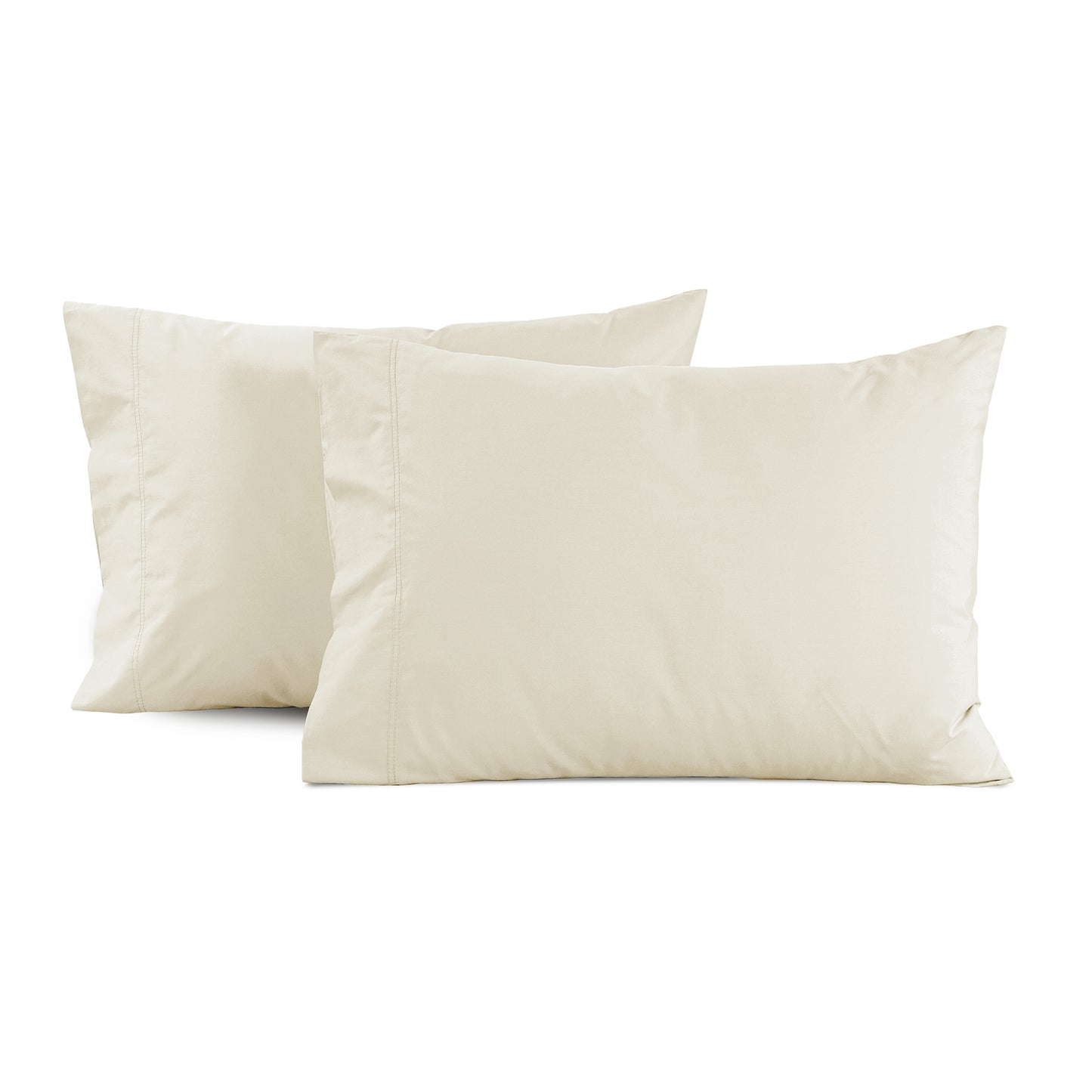 100% Cotton Percale Sheet Set - Ivory