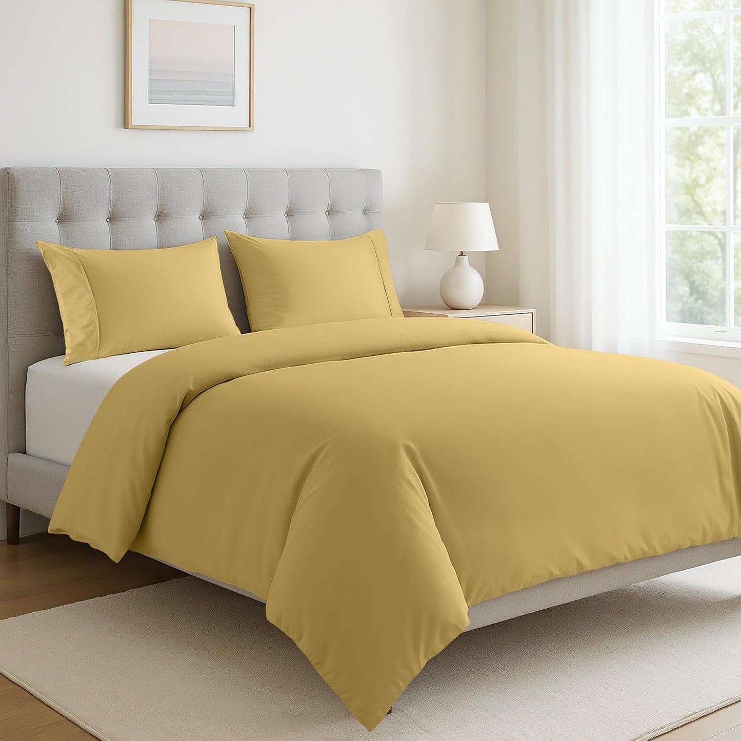 100% Organic Washed Cotton Quilt Cover Set - Cocoon