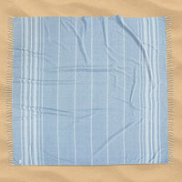 Turkish Towel Beach Blanket - Sky Blue