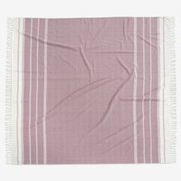 Turkish Towel Beach Blanket - Wistful Mauve