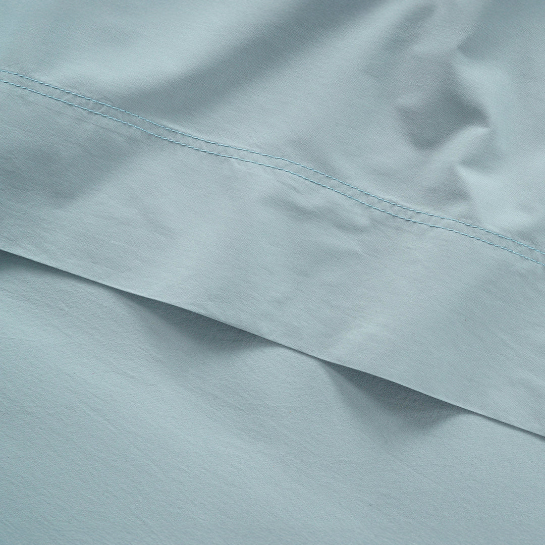 100% Cotton Percale Sheet Set - French Blue