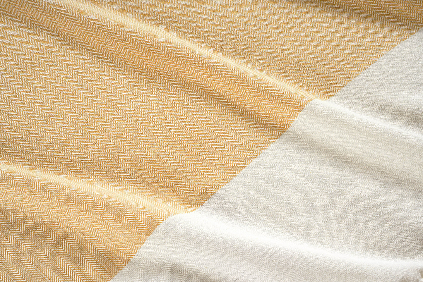 Set of 4 Herringbone Turkish Beach Towels - Citrus