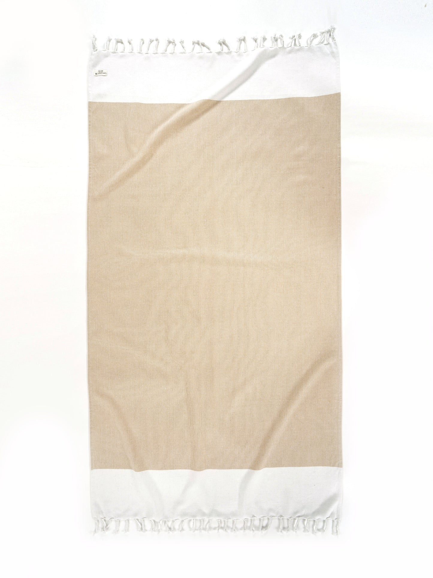 Set of 4 Herringbone Turkish Beach Towels - Frappe