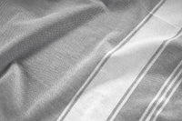 Set of 2 Chambray Turkish Beach Towels - Alloy
