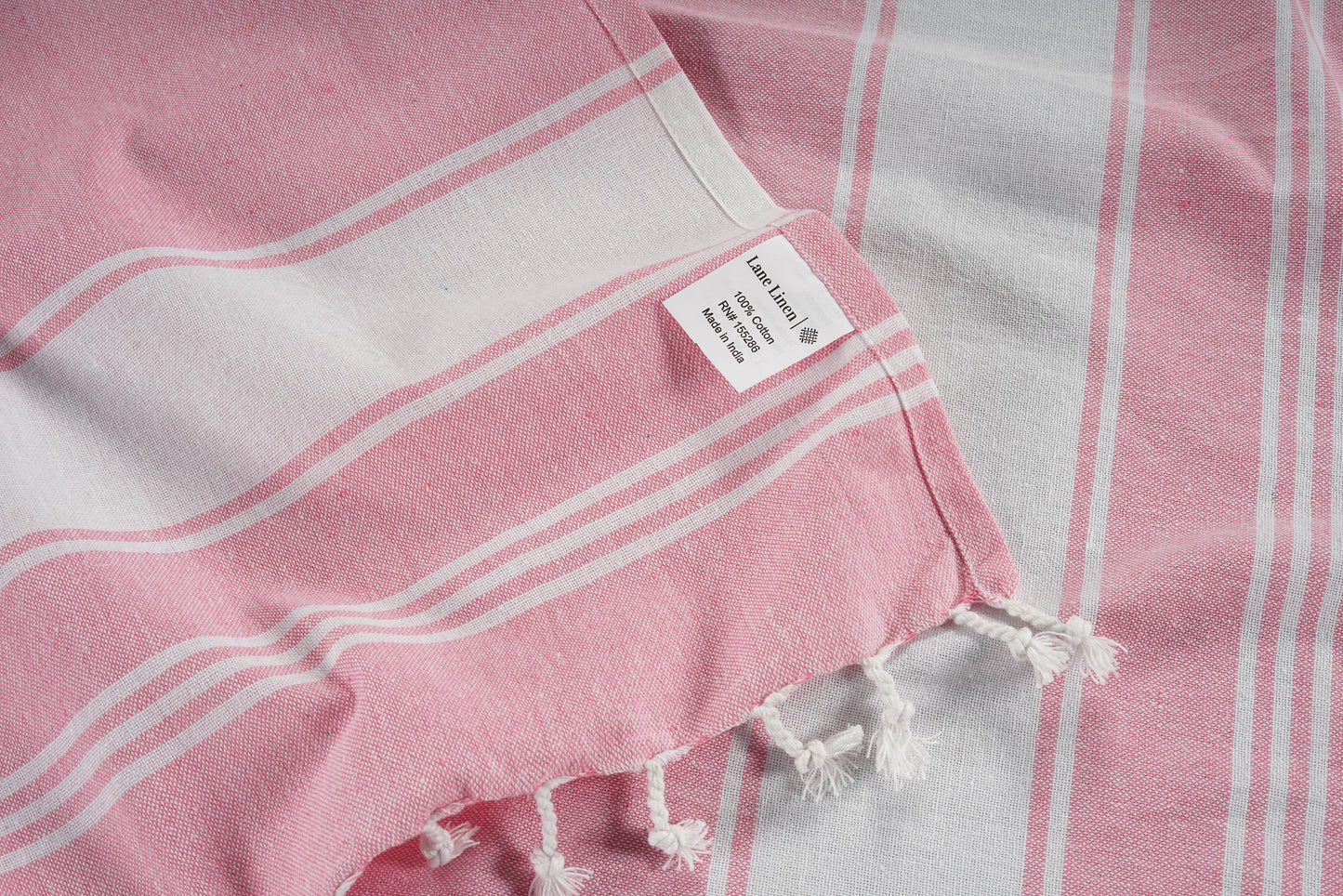 Set of 6 Chambray Turkish Beach Towels - Beach Club