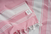 Set of 6 Chambray Turkish Beach Towels - Beach Club