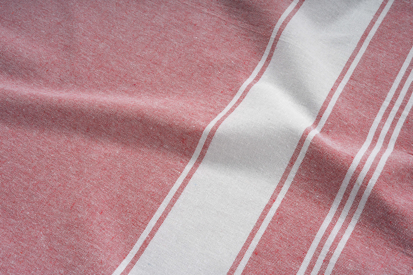 Set of 2 Chambray Turkish Beach Towels - Cashmere Rose