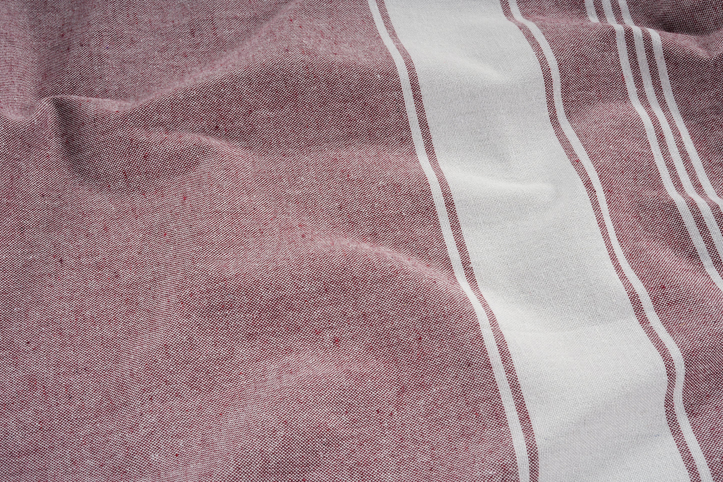 Set of 2 Chambray Turkish Beach Towels - Wistful Mauve