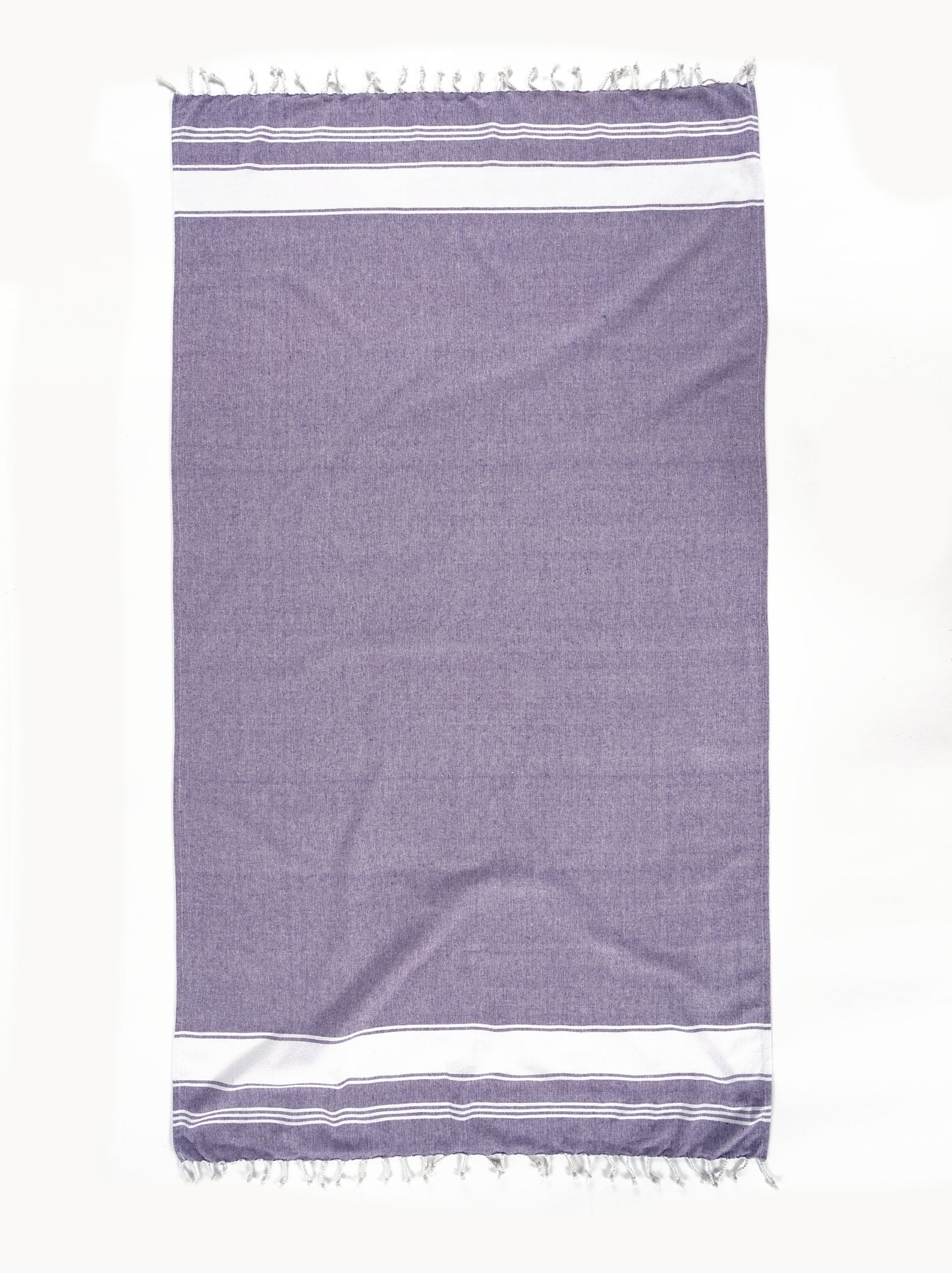 Set of 4 Chambray Turkish Beach Towels - Day Break