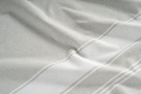 Set of 4 Chambray Turkish Beach Towels - Grey