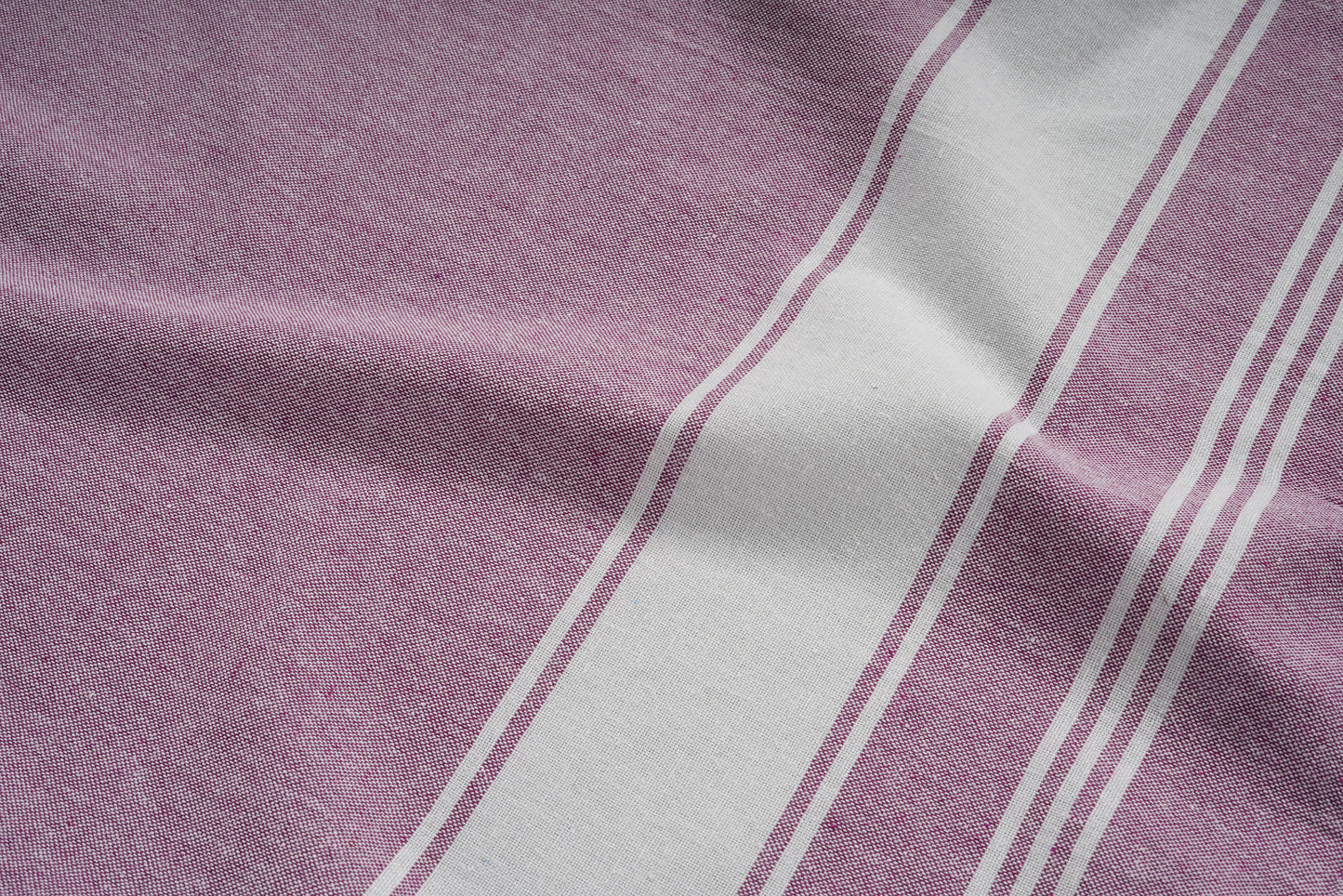 Set of 4 Chambray Turkish Beach Towels - Regal Orchid