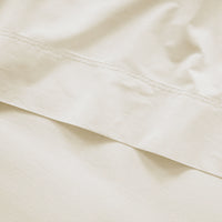 100% Cotton Percale Sheet Set - Ivory