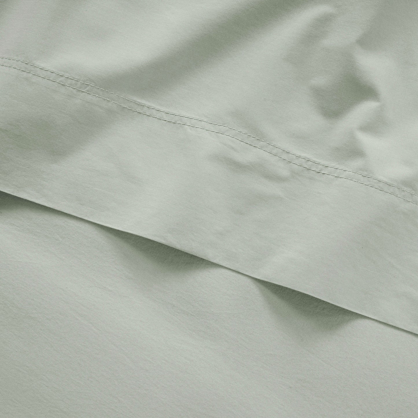 100% Cotton Percale Sheet Set- Mineral