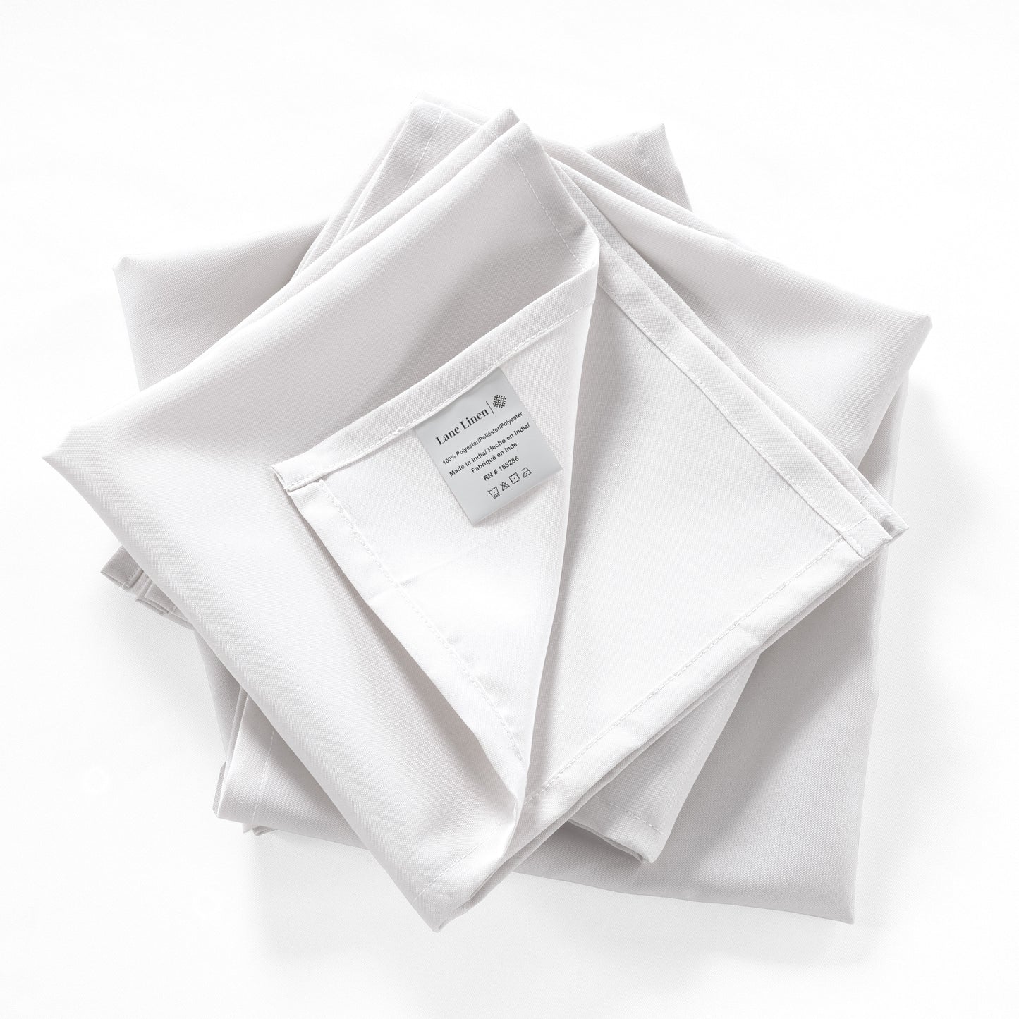 Set of 6 Napkins 50x50cm - White