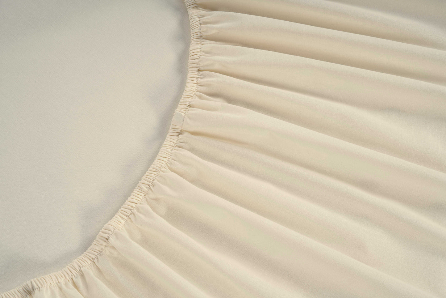 100% Organic Washed Cotton Sheet Set - Ivory