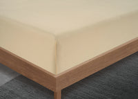 100% Organic Washed Cotton Sheet Set - Ivory