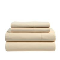 100% Organic Washed Cotton Sheet Set - Ivory