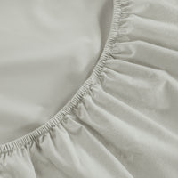 100% Organic Washed Cotton Sheet Set - Mineral