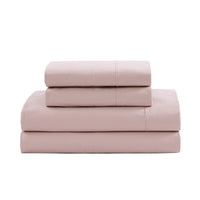 100% Organic Washed Cotton Sheet Set - Sepia Rose