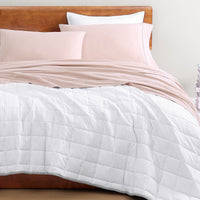 100% Organic Washed Cotton Sheet Set - Sepia Rose
