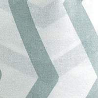 100% Organic Washed Cotton Sheet Set - Chevron Blue