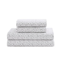 100% Organic Washed Cotton Sheet Set - Haze Grey