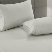 100% Organic Washed Cotton Sheet Set - Mineral