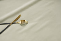 Solid Tablecloth 8 seat 152x259cm - Pumice Stone