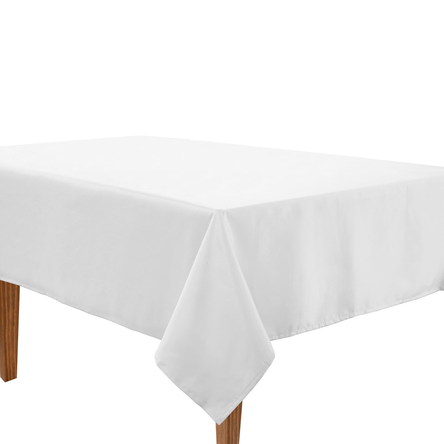 Set of 6 - Solid Tablecloths 6 seat 152x213cm - White