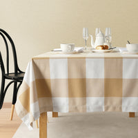 Tablecloth 4 Seat 150x150cm - Beige Check
