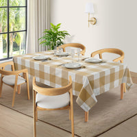 Tablecloth 4 Seat 150x150cm - Beige Check