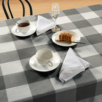 Tablecloth 4 Seat 150x150cm - Grey Check