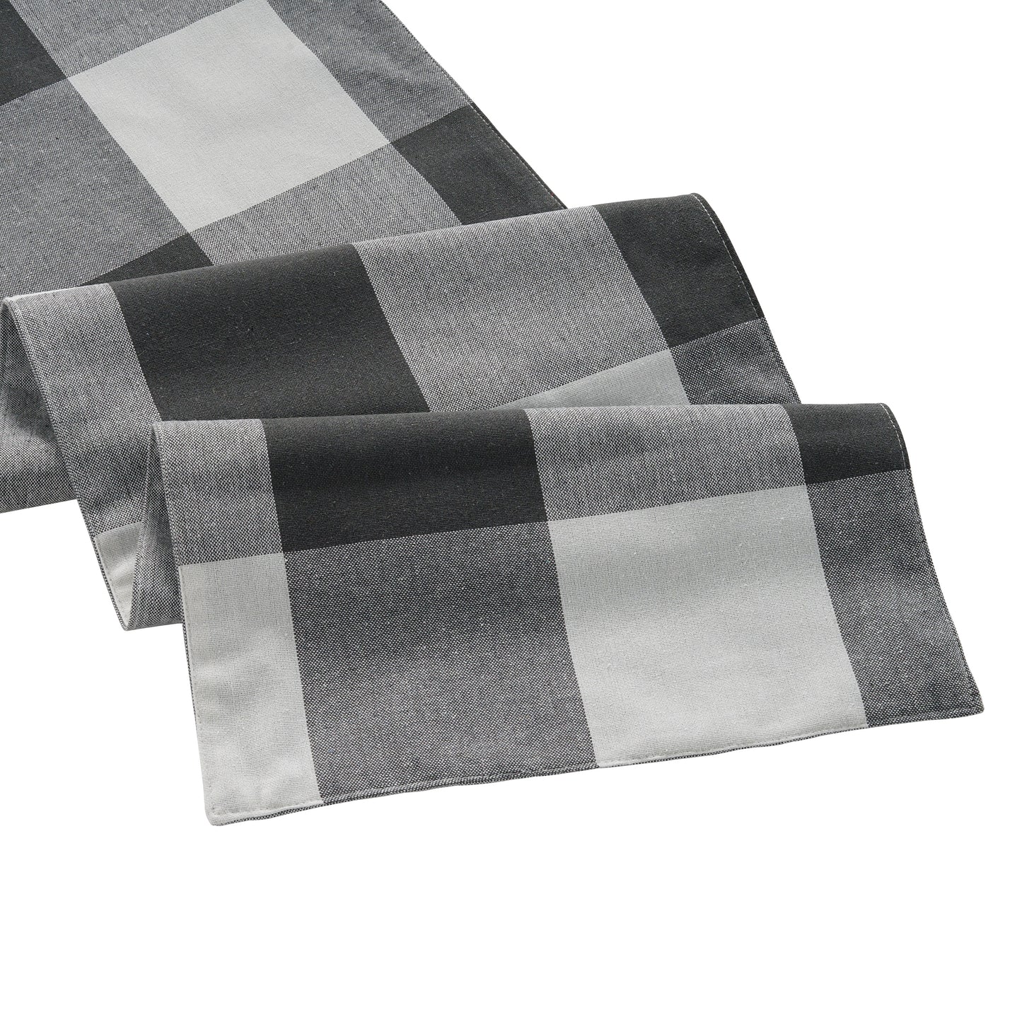 Table Runner 33x304cm - Grey Check