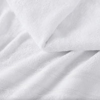 6 Piece Cotton Towel Set 550GSM - White