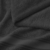 18 Piece 100% Cotton Towel Set 550GSM - Black