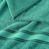 6 Piece Cotton Towel Set 550GSM - Teal
