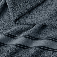 12 Piece 100% Cotton Towel Set 550GSM - Grey