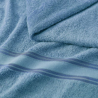 12 Piece 100% Cotton Towel Set 550GSM - Cerulean Blue